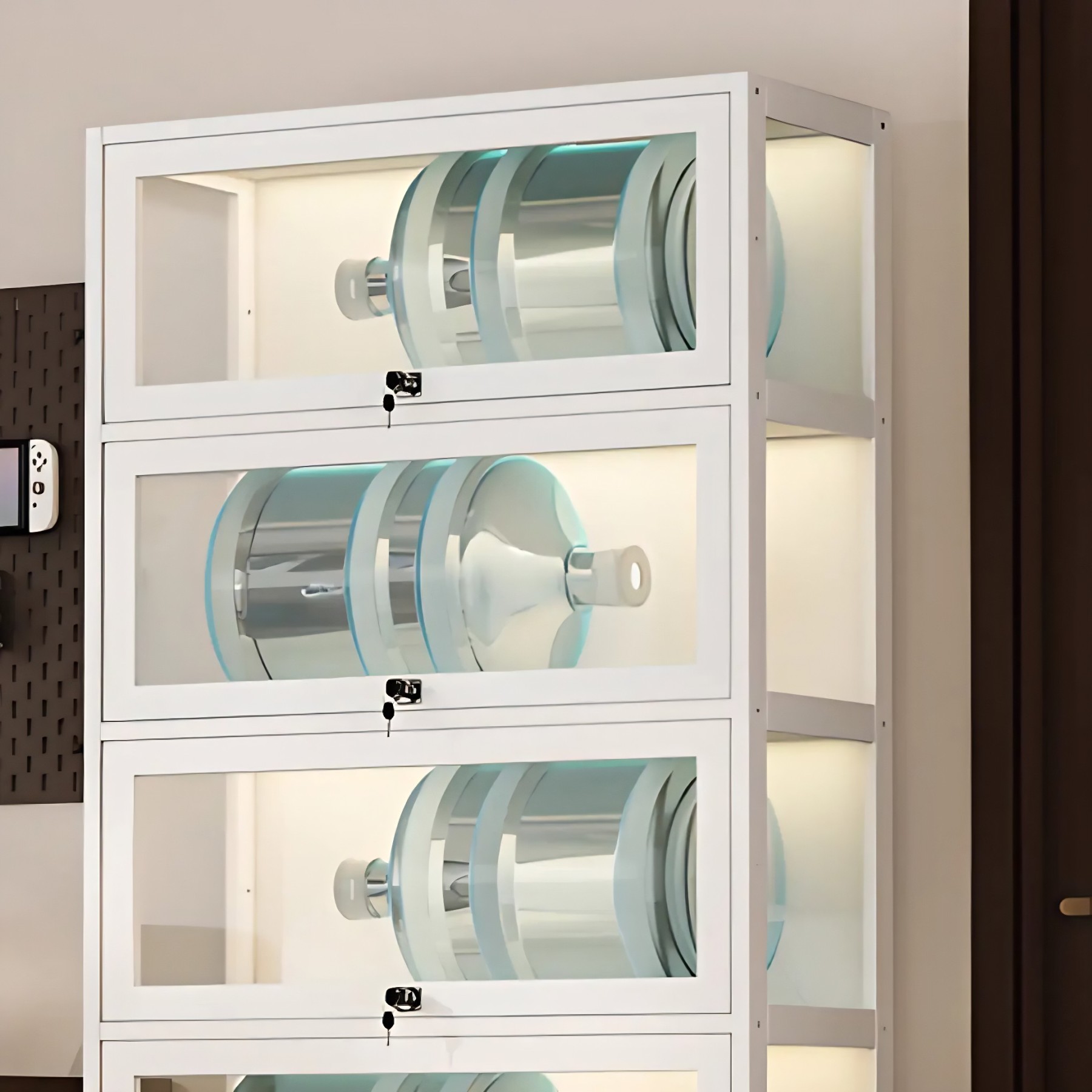 Vertical Narrow Display Bookcase