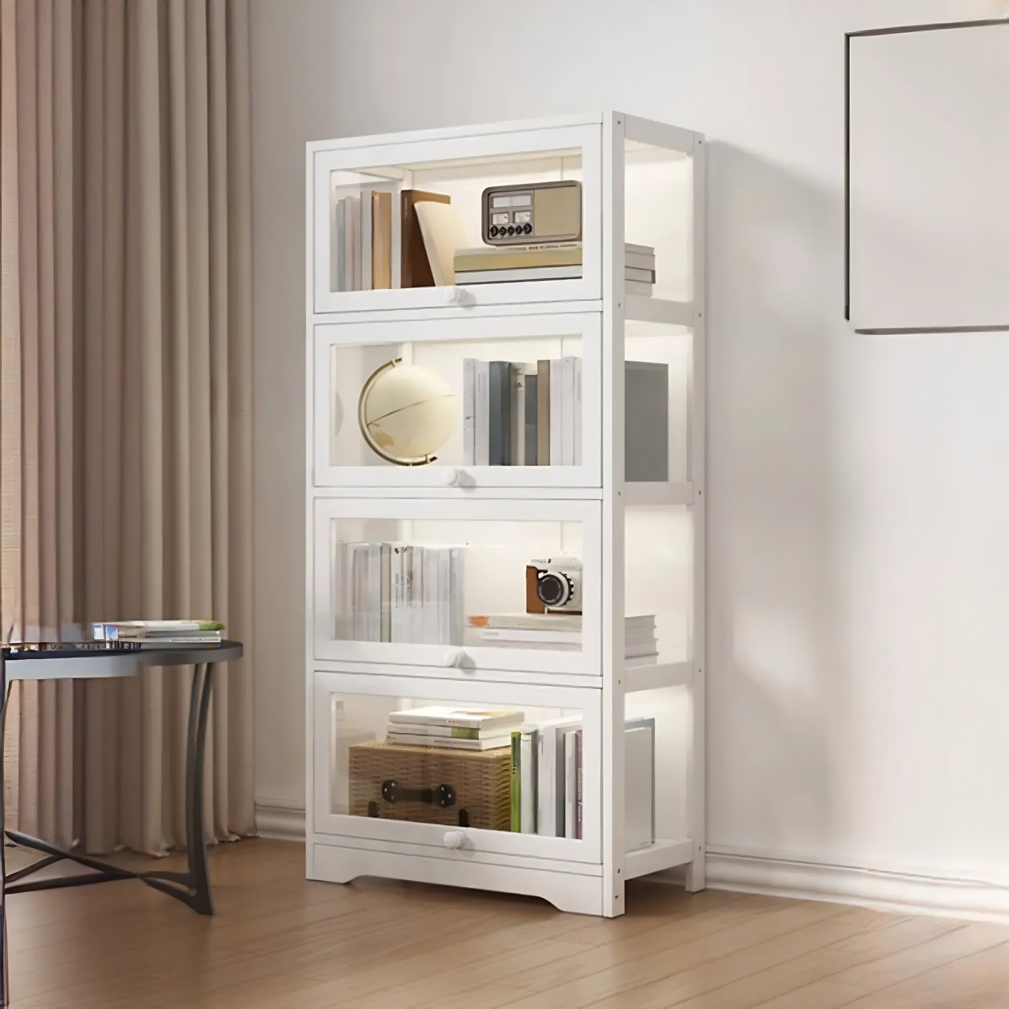 Vertical Narrow Display Bookcase
