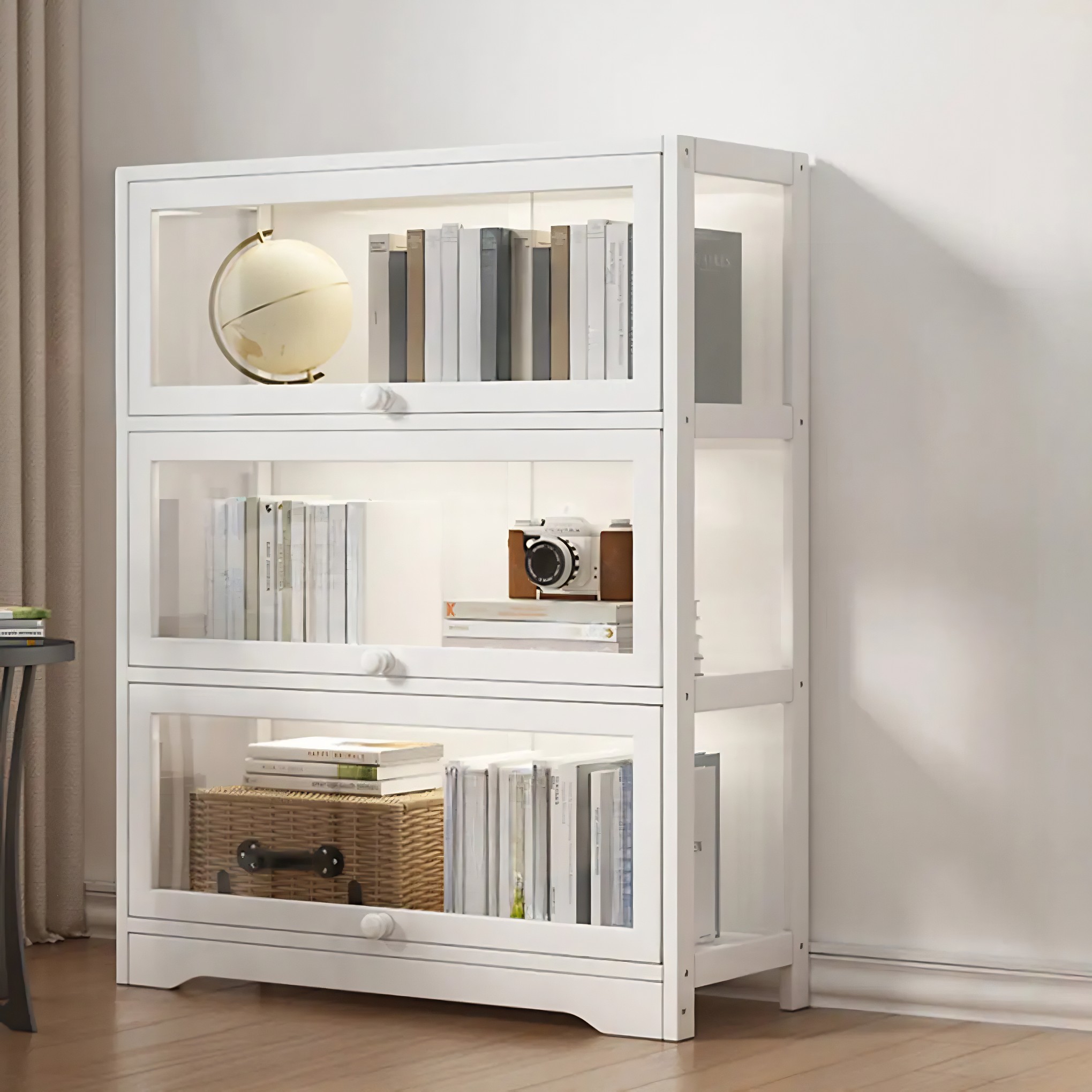 Vertical Narrow Display Bookcase