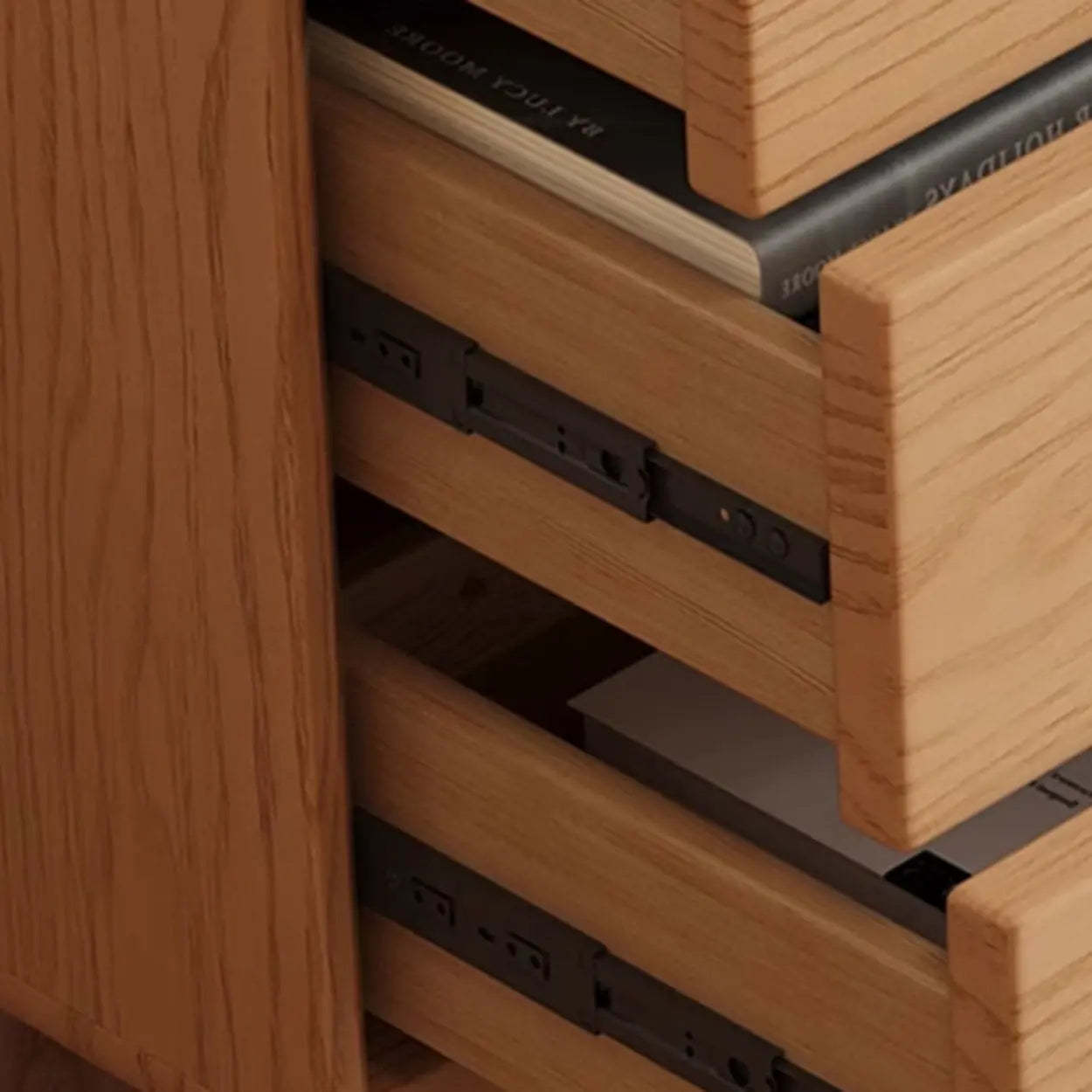 Natural Wood Vertical Drawer Bachelor Chest