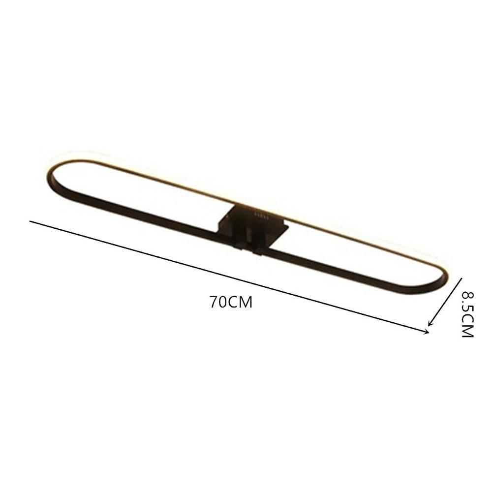 Rounded Rectangle Minimalist LED Flush Mount