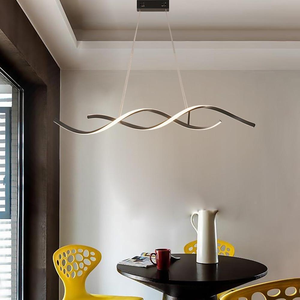 Wave Design Modern Pendant Lighting Minimalist Ceiling Light for Elegant Interiors-Lighom