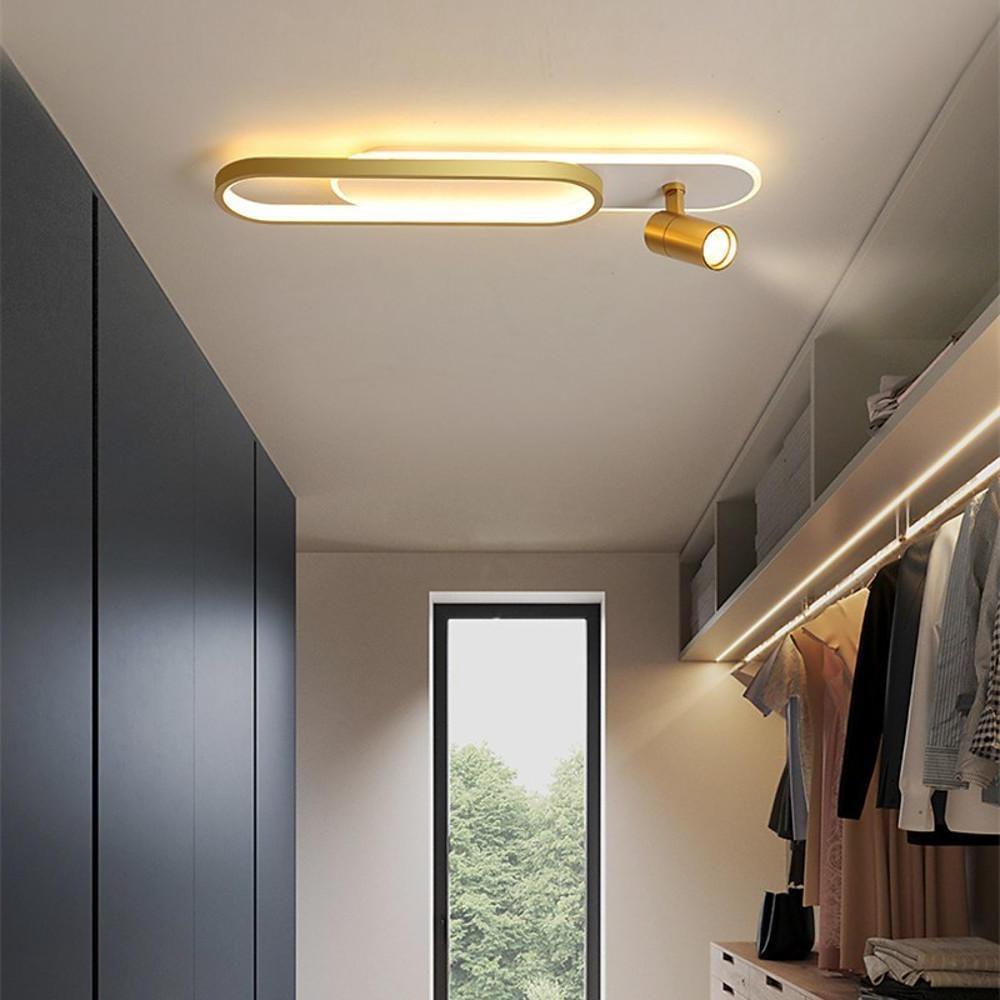 Spotlight Rectangles Metal Modernist Style Design Flush Mount Lighting LED Ceiling Light-Lighom