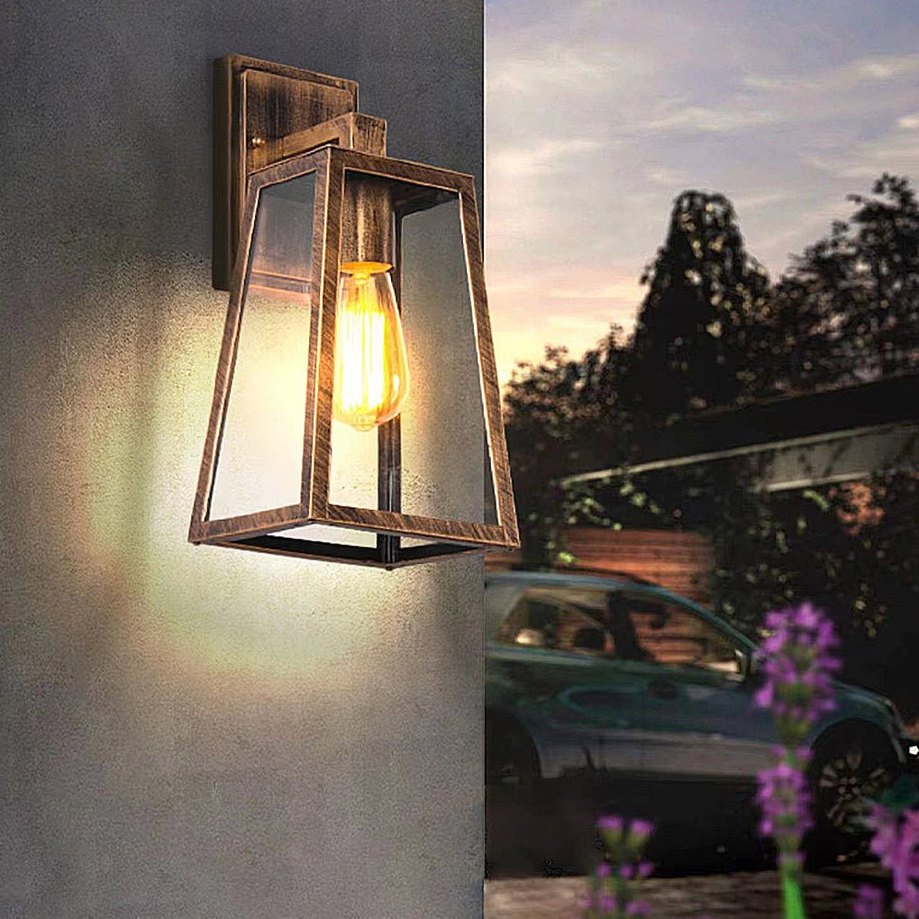 Vintage Industrial Style Glass Sconce Waterproof Outdoor Wall Lights Wall Lamp-Lighom