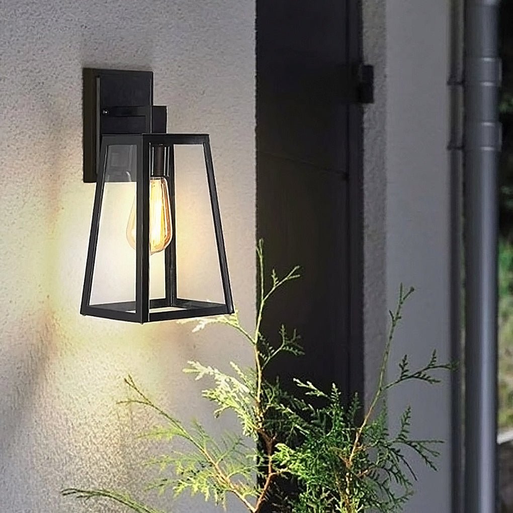 Vintage Industrial Style Glass Sconce Waterproof Outdoor Wall Lights Wall Lamp-Lighom
