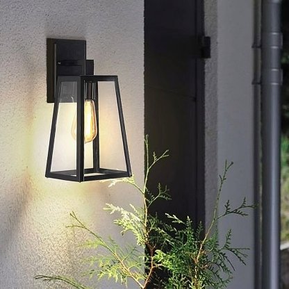 Vintage Industrial Style Glass Sconce Waterproof Outdoor Wall Lights Wall Lamp-Lighom