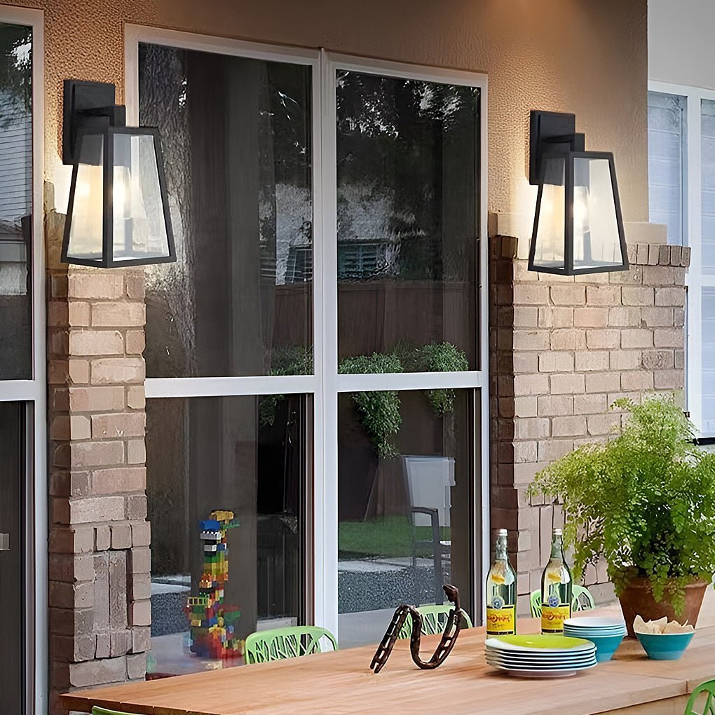 Vintage Industrial Style Glass Sconce Waterproof Outdoor Wall Lights Wall Lamp-Lighom