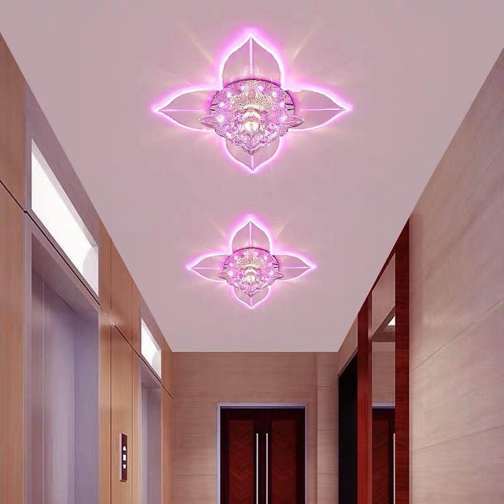 4 Pointed Classic Star LED Multi Color Crystal Modern Ceiling Lights-Lighom