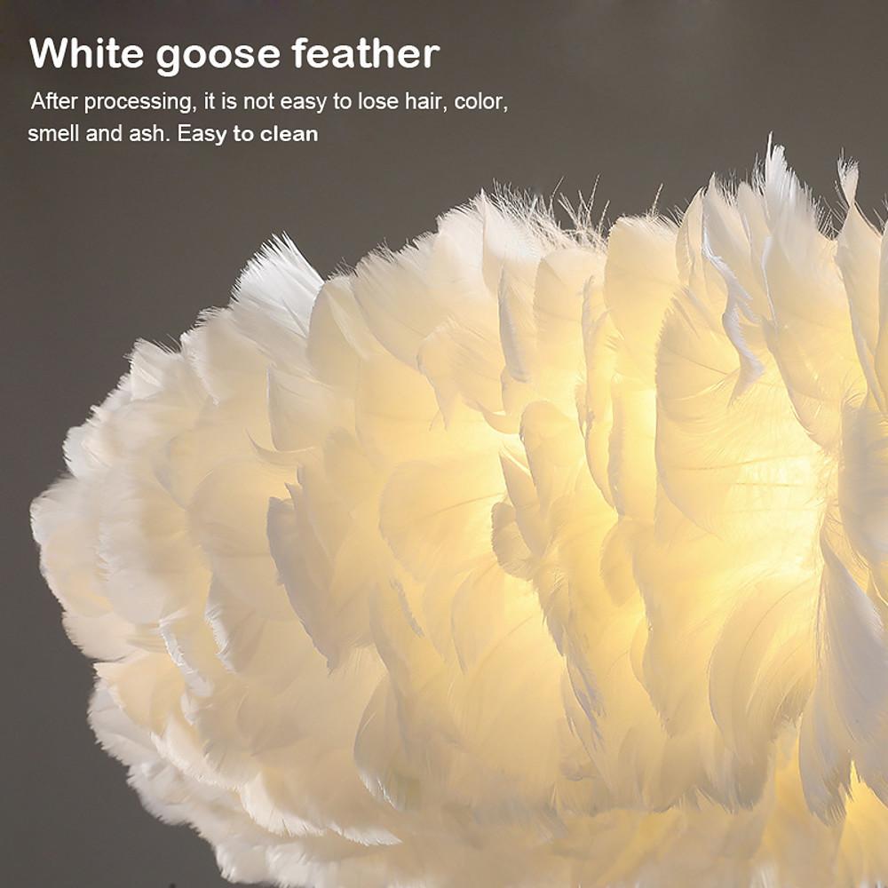 Feather Fairy Tale Theme Artistic Capiz Pendant Light Ceiling Light-Lighom