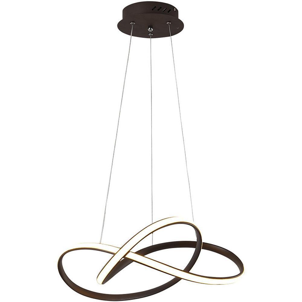 Aluminum chandeliers in black — Warm White (3000K) / Matte Black