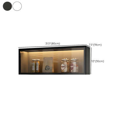 Wall-Mounted Kitchen Glass China Cabinet