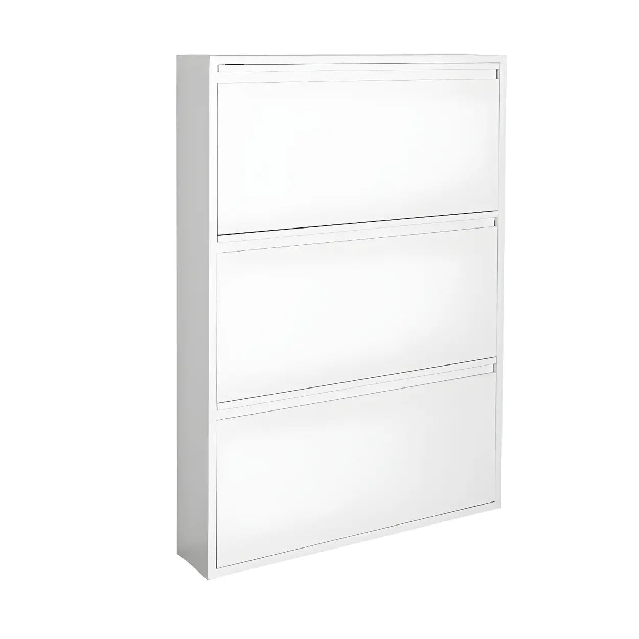 Wall-Mount Drop-Front Shoe Cabinet