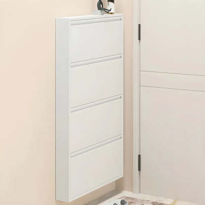 Wall-Mount Drop-Front Shoe Cabinet