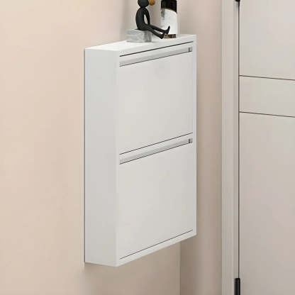 Wall-Mount Drop-Front Shoe Cabinet