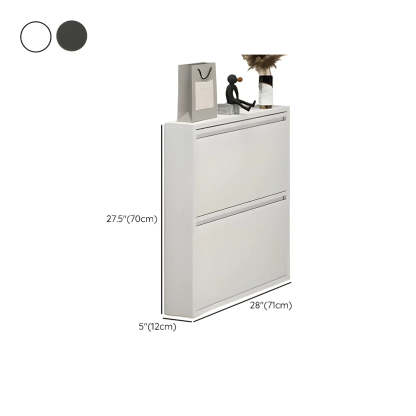 Wall-Mount Drop-Front Shoe Cabinet