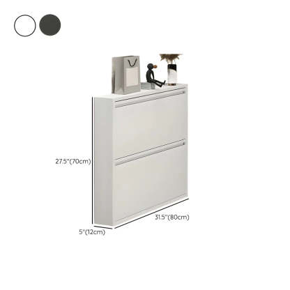 Wall-Mount Drop-Front Shoe Cabinet