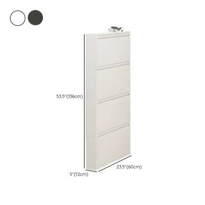 Wall-Mount Drop-Front Shoe Cabinet