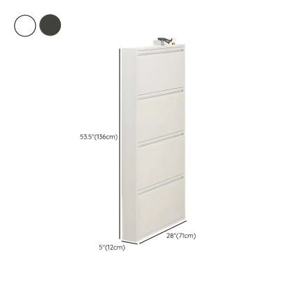 Wall-Mount Drop-Front Shoe Cabinet