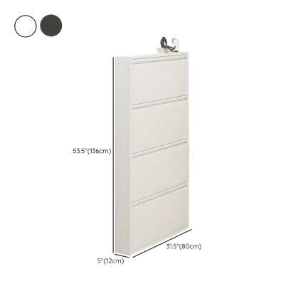 Wall-Mount Drop-Front Shoe Cabinet