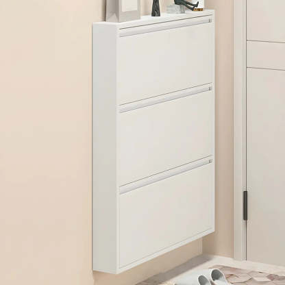 Wall-Mount Drop-Front Shoe Cabinet