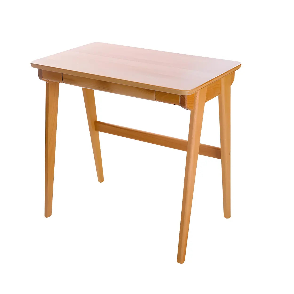 Walnut Beech Wood Drawer Writing Desk