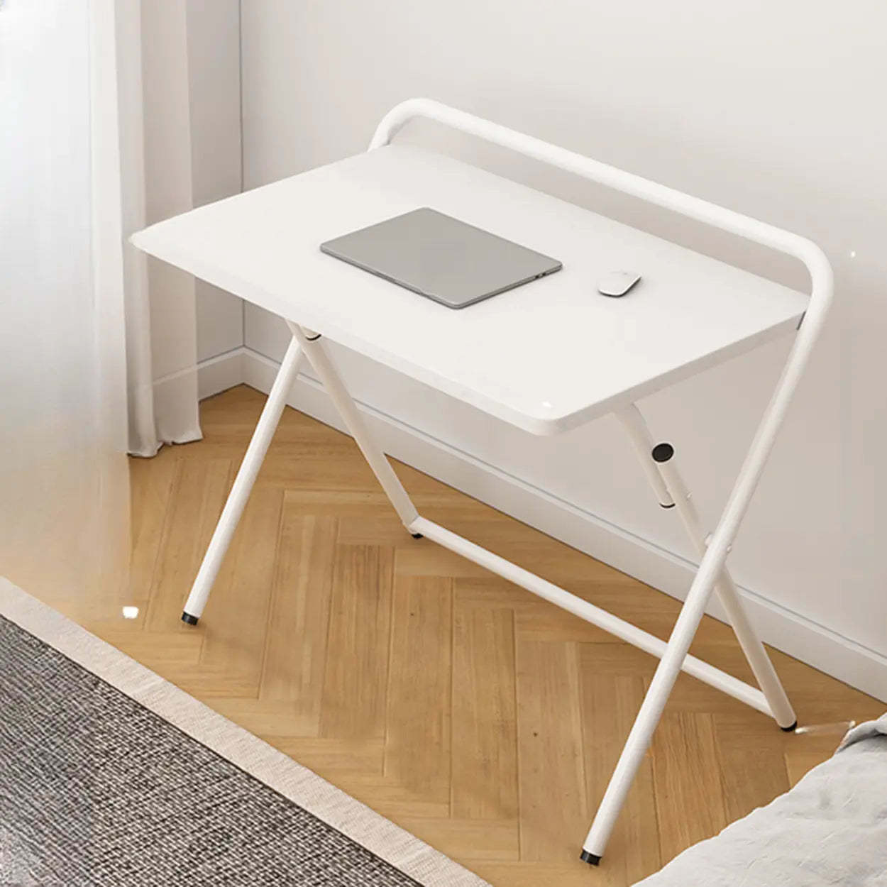 Modern small foldable desks in wood metal