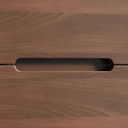 Walnut Brown Large Sideboard with Storage and Shelves