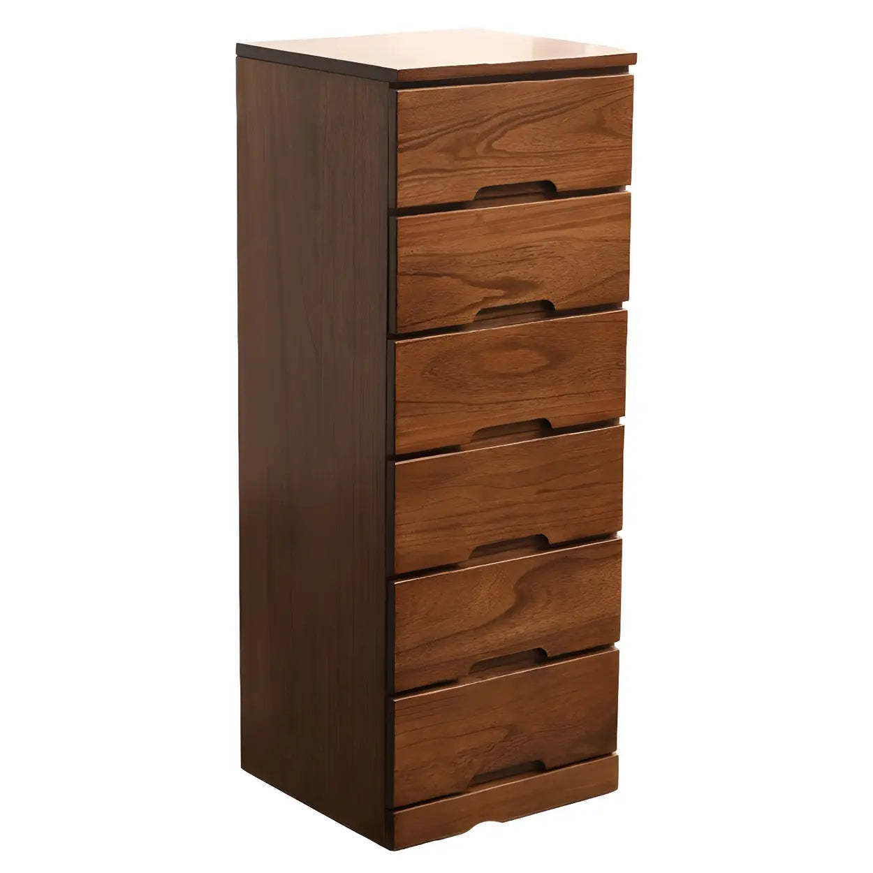 Wood Step-Design Chest of Drawers