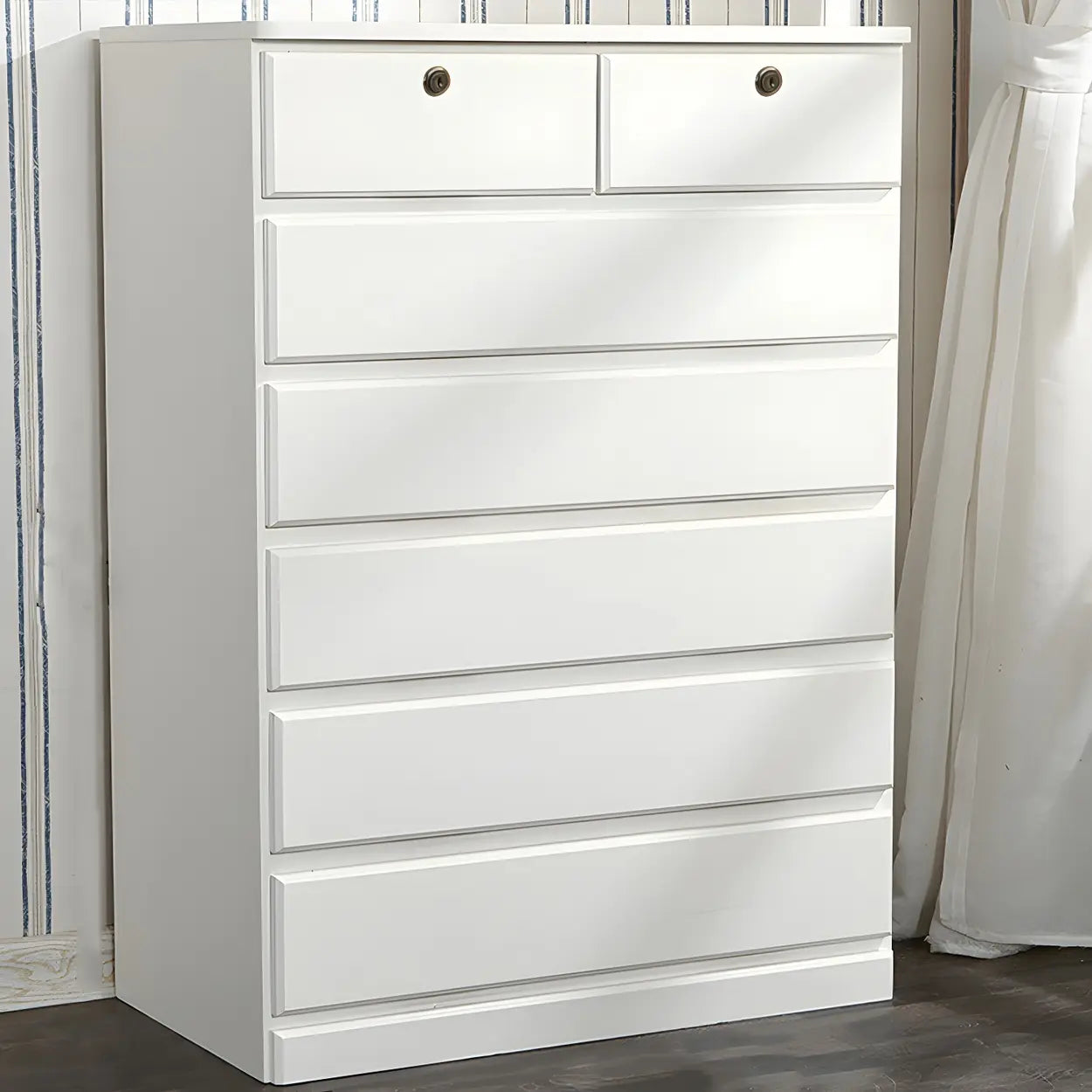 Walnut Wood Soft-Close Dresser — Walnut