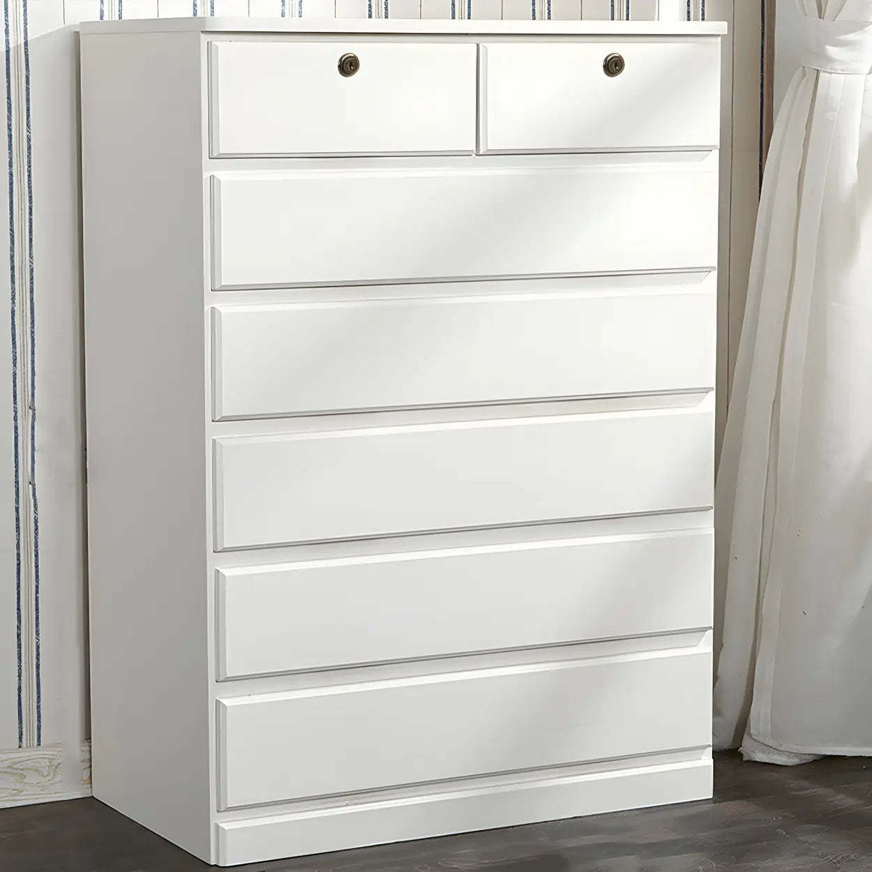 Walnut Wood Soft-Close Dresser — Walnut