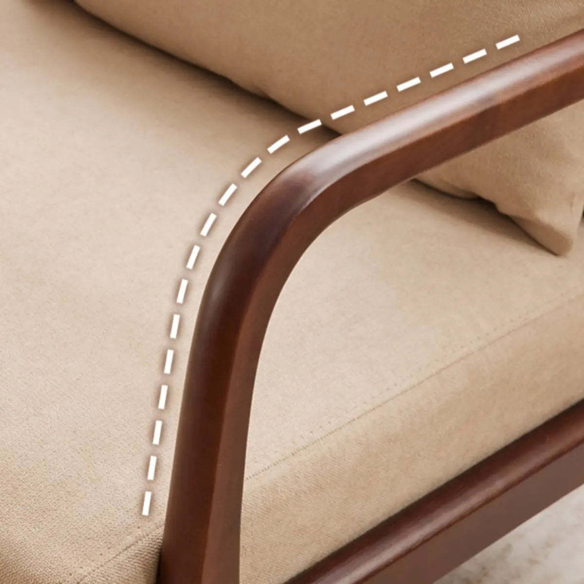 Water Resistant Pillow Back Accent Chair