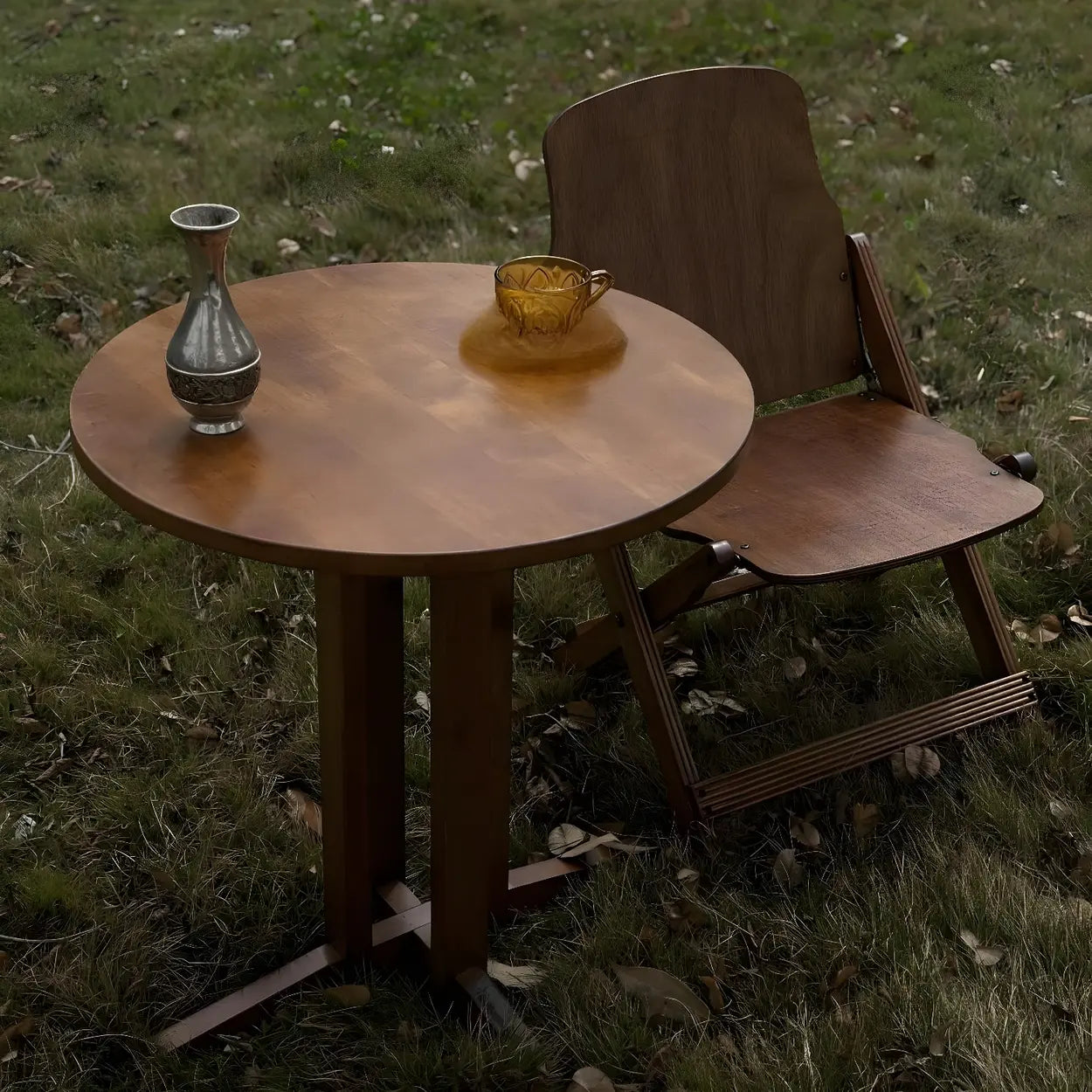 Waterproof Fade-Resistant Metal Outdoor Coffee Table