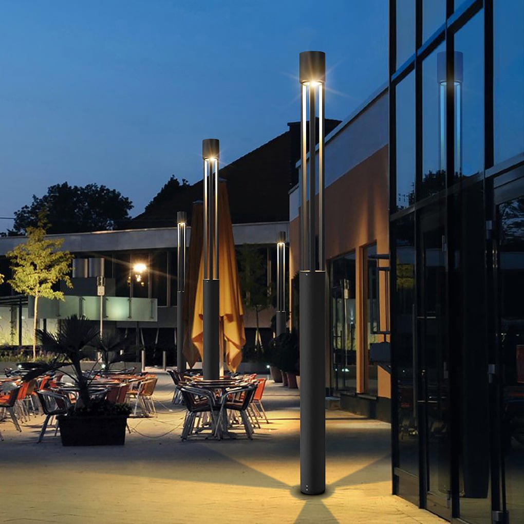 COB 30W LED Bollard Light Modern Open Fixture for Elegant Landscape Lighting-Lighom