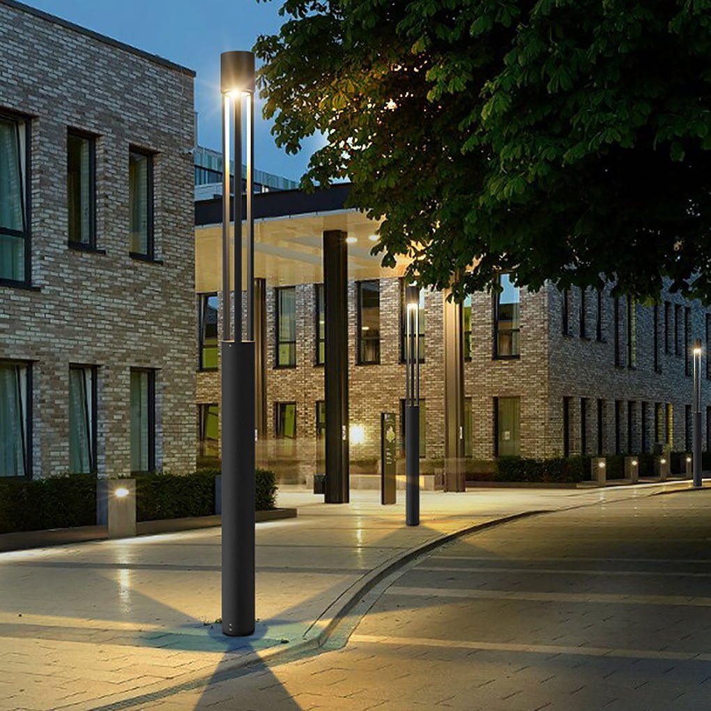 COB 30W LED Bollard Light Modern Open Fixture for Elegant Landscape Lighting-Lighom