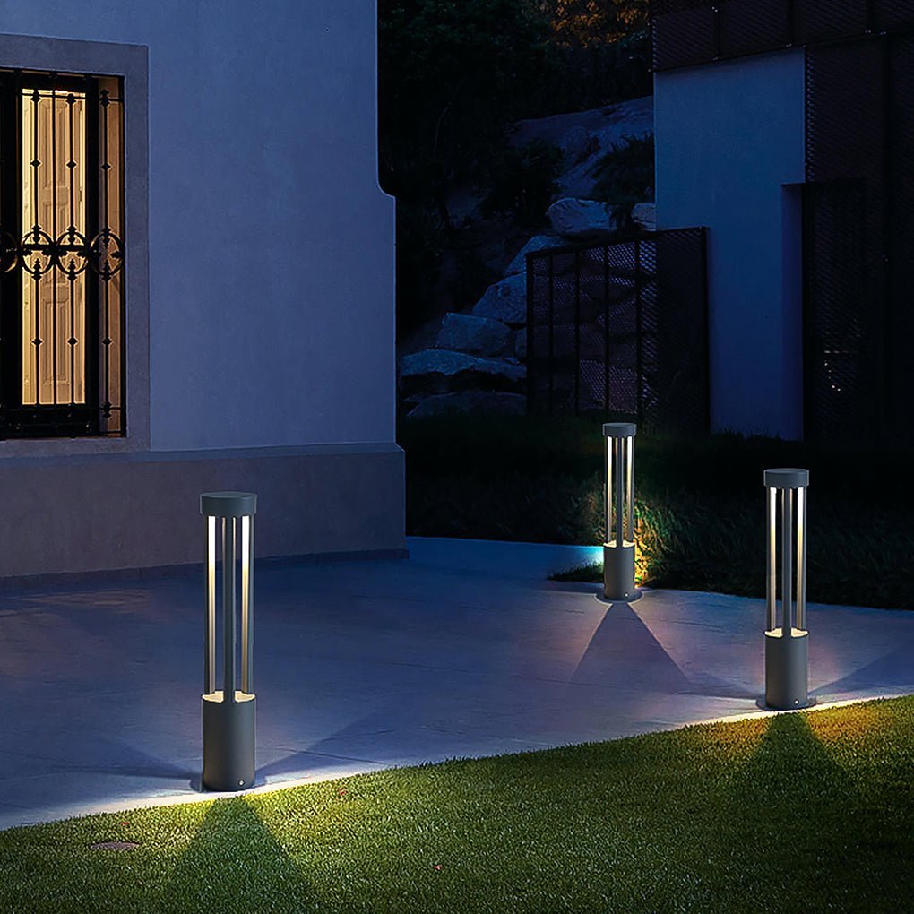 COB 30W LED Bollard Light Modern Open Fixture for Elegant Landscape Lighting-Lighom
