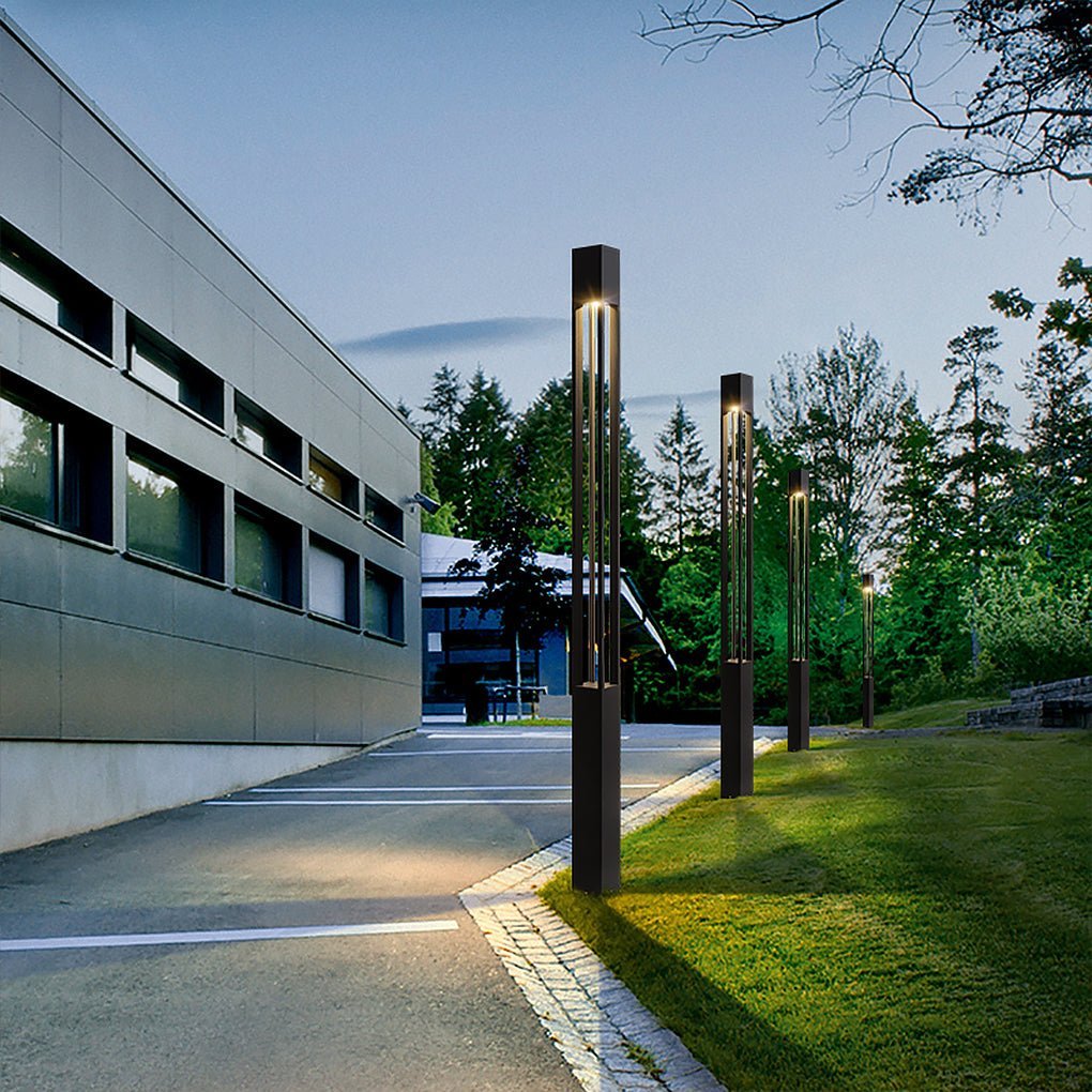 COB 30W LED Bollard Light Modern Open Fixture for Elegant Landscape Lighting-Lighom