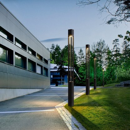 COB 30W LED Bollard Light Modern Open Fixture for Elegant Landscape Lighting-Lighom