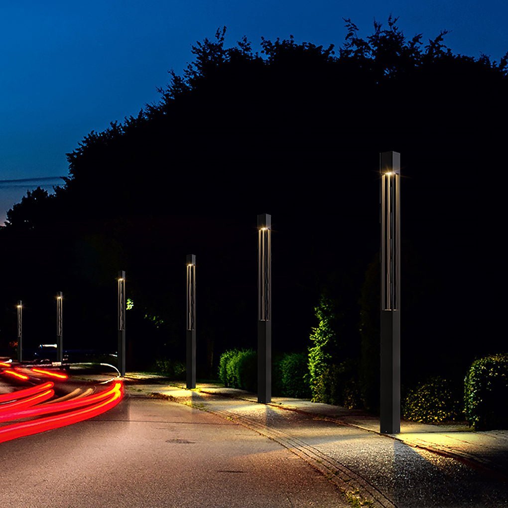 COB 30W LED Bollard Light Modern Open Fixture for Elegant Landscape Lighting-Lighom