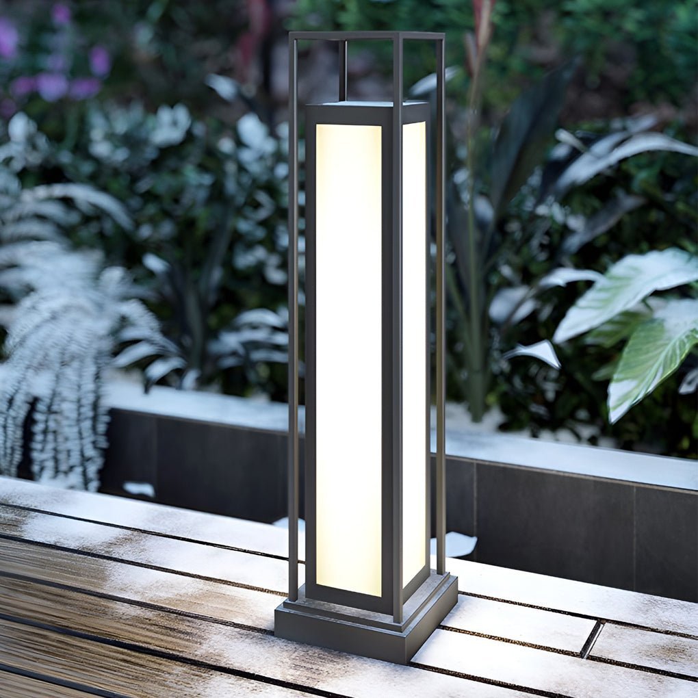 Column-Guard Tall LED Outdoor Lights Waterproof Pathway and Lawn Lighting-Lighom