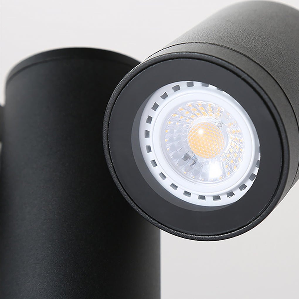 Flexi-Glow Dual-Head Rotatable Outdoor Lawn Light for Modern Landscapes-Lighom