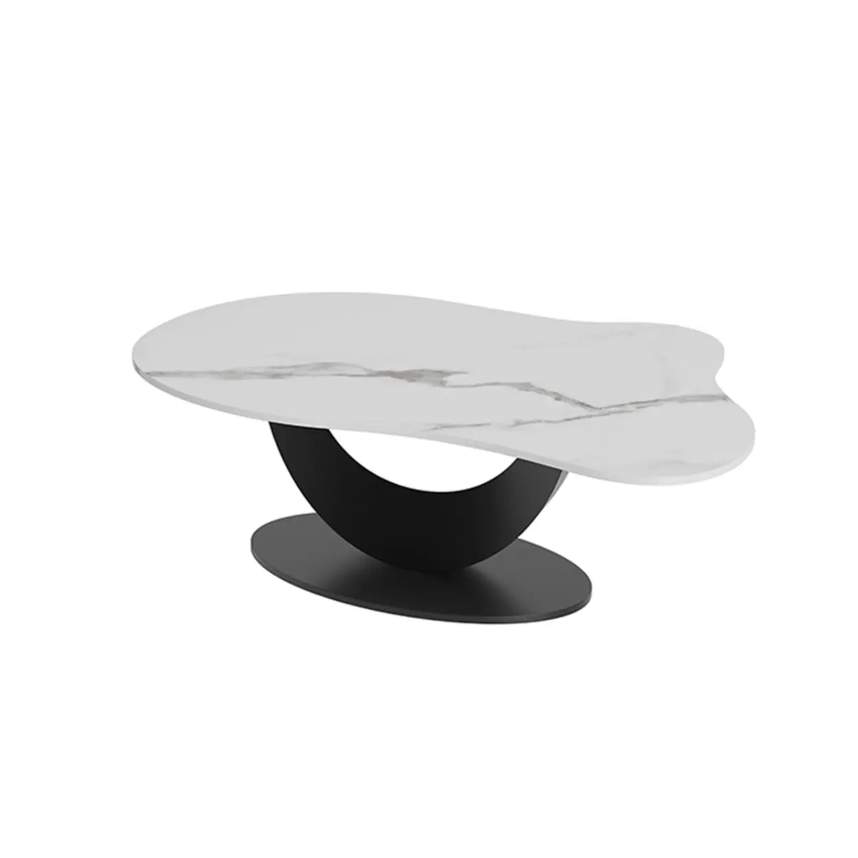 Waterproof Stone Free-Form Abstract-Base Coffee Table