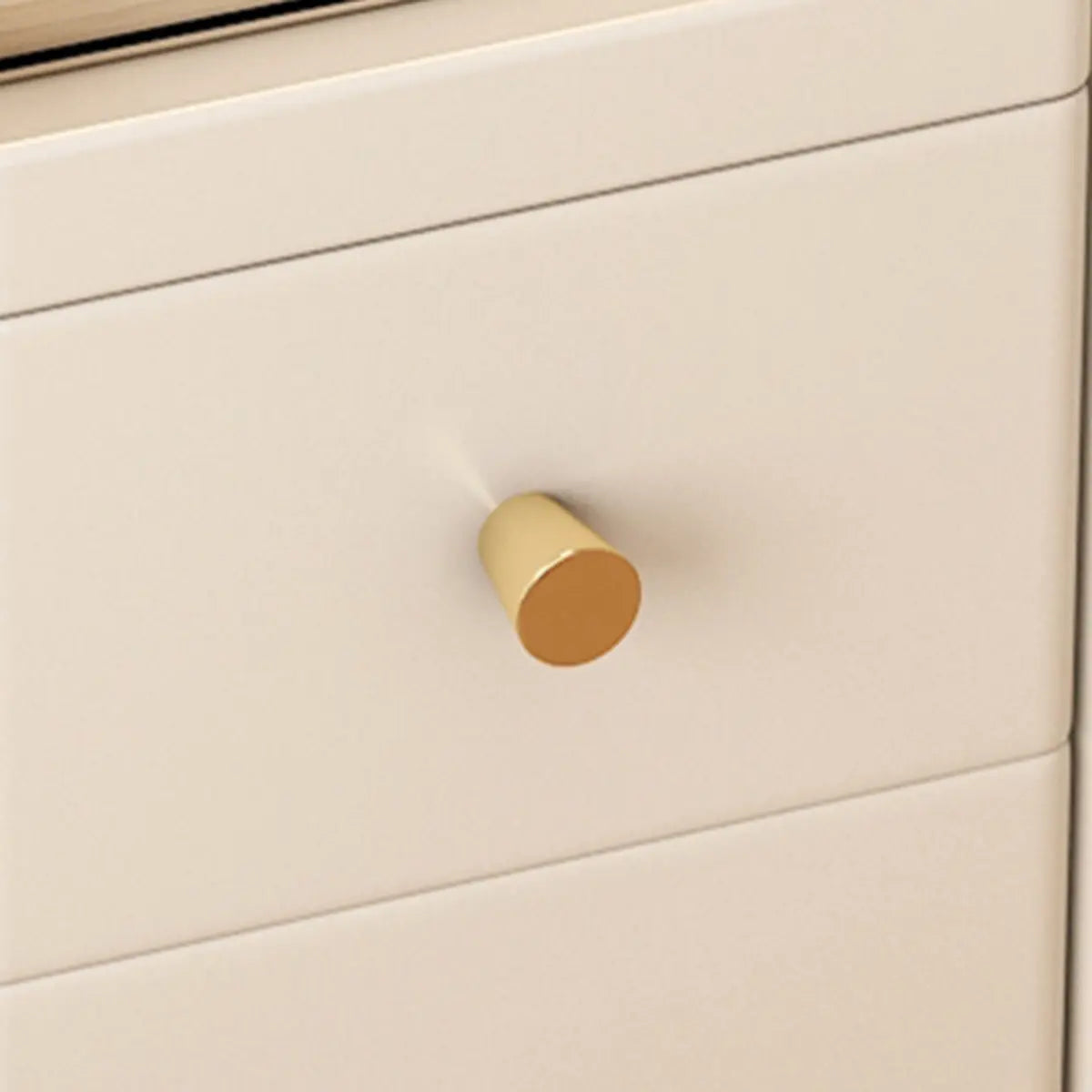 Wood Drawer Nightstand with Shelves — Wood Color / 1 Piece