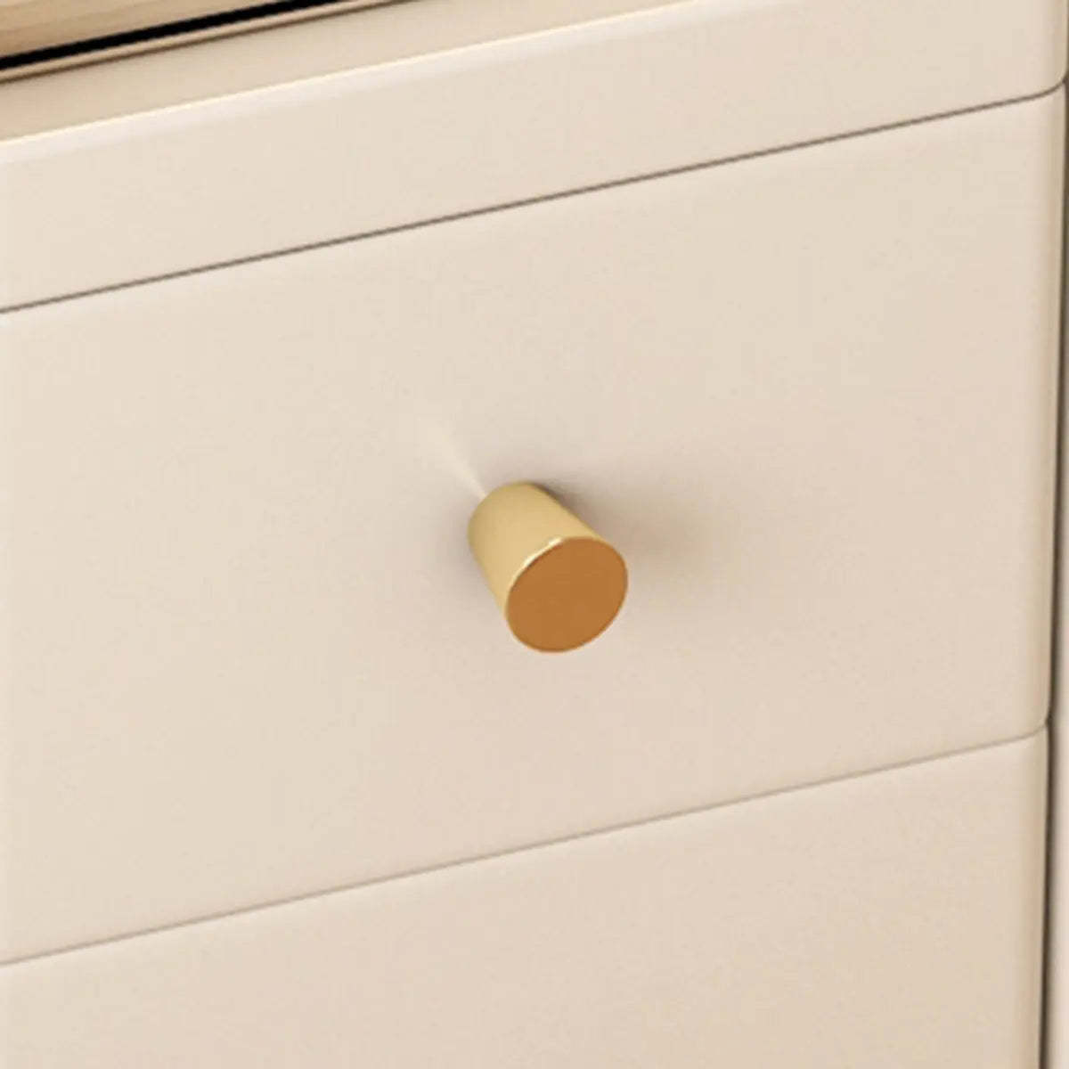 Wood Drawer Nightstand with Shelves — Wood Color / 1 Piece