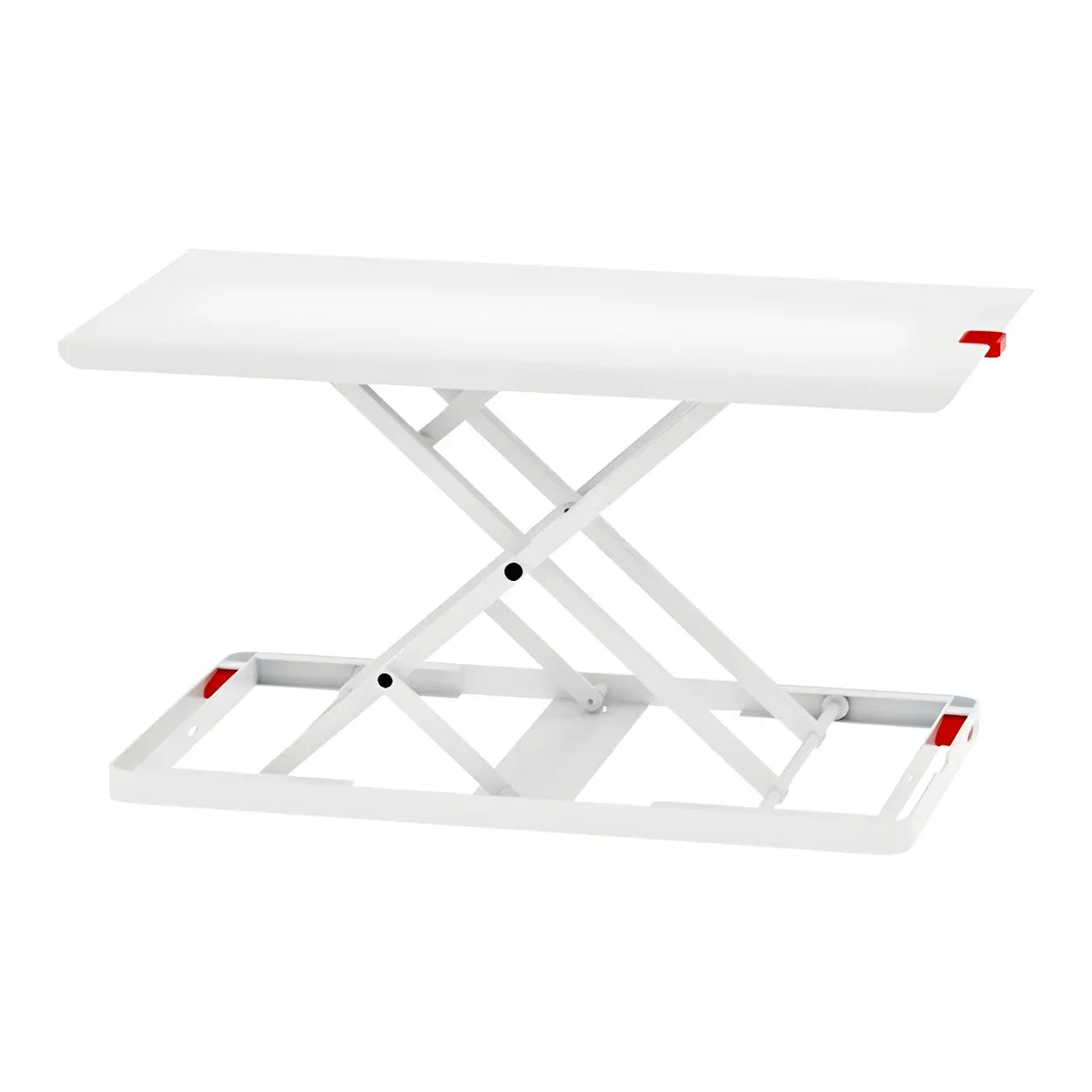 White Adjustable Foldable Steel Standing Desk