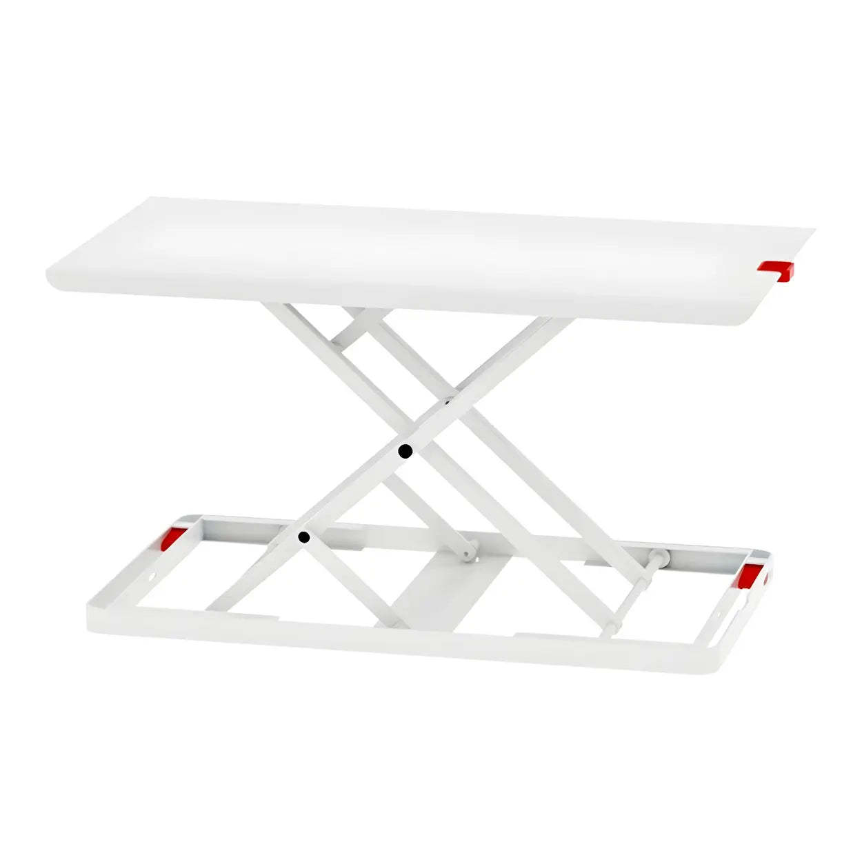 White Adjustable Foldable Steel Standing Desk