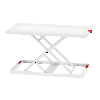 White Adjustable Foldable Steel Standing Desk