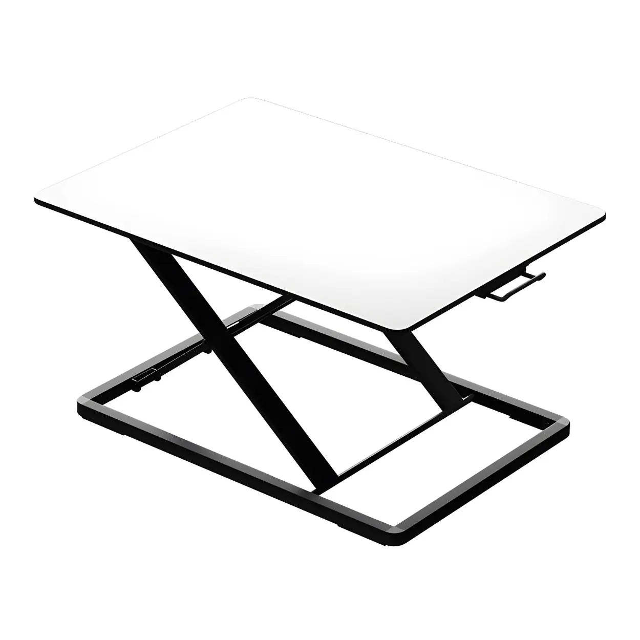 White Adjustable Foldable Steel Standing Desk