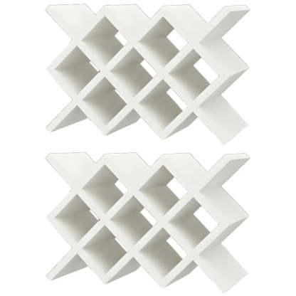 Wood Stackable Tabletop Wine Rack