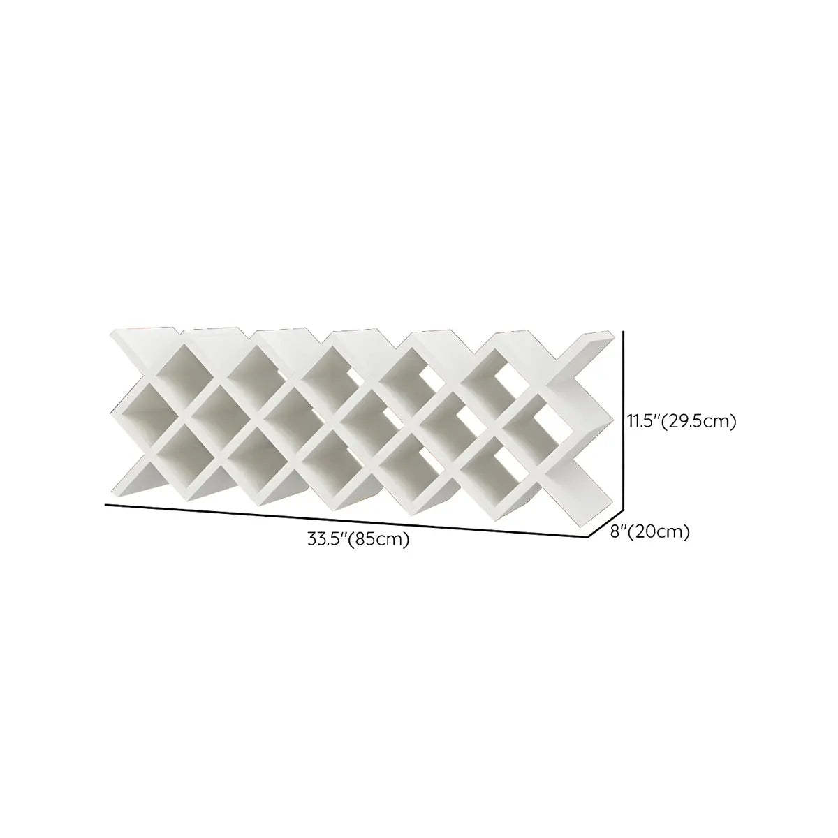 Wood Stackable Tabletop Wine Rack