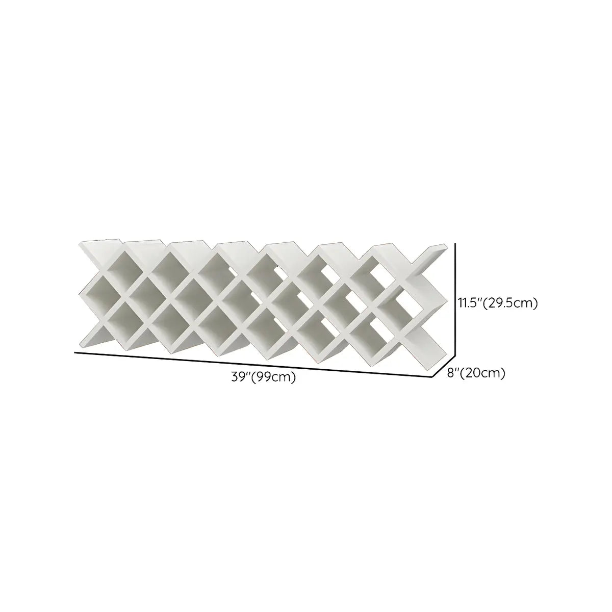Wood Stackable Tabletop Wine Rack